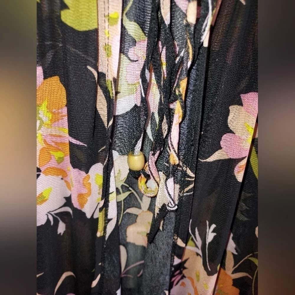 Cure petite floral flowy duster - Picture 3 of 4